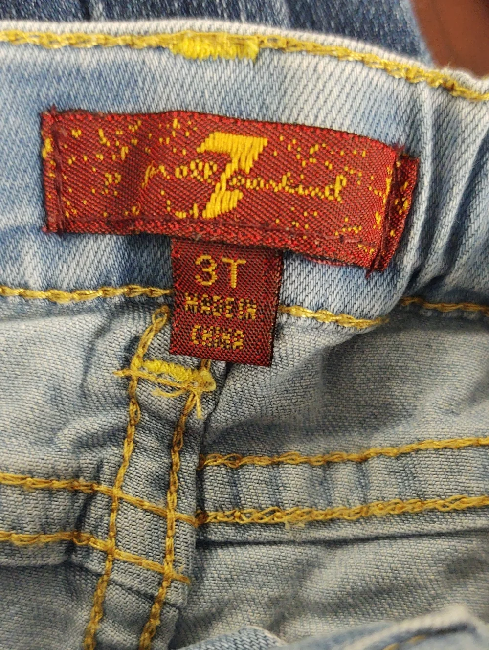 Bundle of Seven Denim Bottoms Size 3T-Brand Names